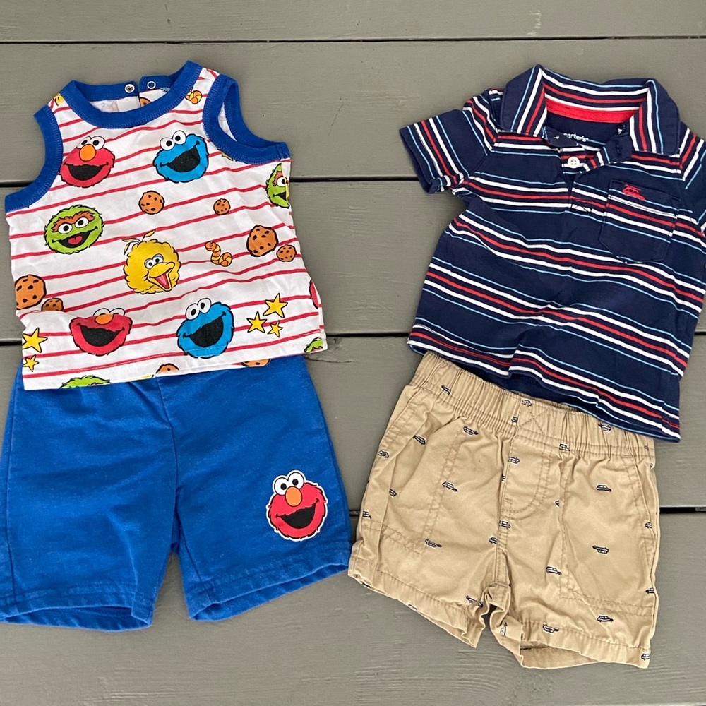 Boy Summer Outfits 6m 6-9 months